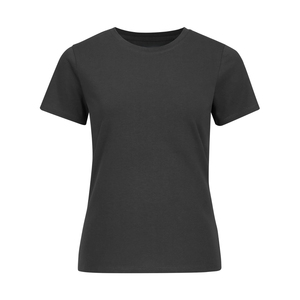 Camiseta de Algodón Transpirable de Color Sólido para Mujer, Ecológica, 200g, Secado Rápido, Estilo Casual de Verano, Corte Regular, Manga Corta - Product Image 2
