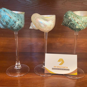 <b>Large</b> Seashell <b>Cup</b> Handmade Natural Shell Bowl for Decoration Jewelry Storage and Beach Style Decor - Product Image 1