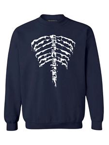 University Custom Men's Crewneck <b>Sweatshirt</b> Long <b>Sleeve</b> Fleece with Embroidered Design 100% Cotton for Winter Season - Product Image 2