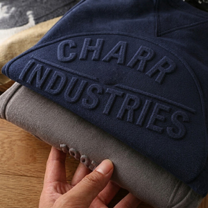 Pullover Plain Bulk Hoodie Manufacturers Heavy Weight No <b>String</b> Cotton French Terry Seamless <b>Hoodies</b> with Custom Embossed Print - Product Image 2