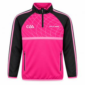 เสื้อแจ็คเก็ตฝึกซ้อม GAA Wilcare สีน้ำเงินขาว แบบซิป ¼  แห้งเร็ว ผลิตจากโพลีเอสเตอร์ เหมาะสำหรับเล่นกีฬาในฤดูใบไม้ผลิ - Product Image 3