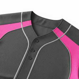 Maillot de baseball vierge en tissu mesh de haute qualité – Vente en gros de maillots de sport personnalisables pour hommes et jeunes – Uniformes d'équipe - Product Image 5