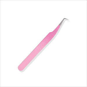 Pinzas Profesionales Duraderas para Pestañas de Acero Inoxidable, Diseño Personalizable OEM, Clip con Punta Dentada Blanca Impresa, Precisión - Product Image 2