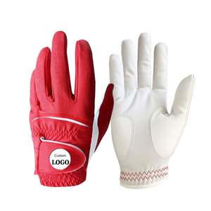 Gants de golf en cuir Cabretta avec logo personnalisé, haute qualité, résistance élevée, pour homme/femme, main gauche, accessoire de golf - Product Image 2