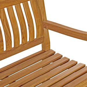 Modern <b>Teak</b> Wood Durable Eco-Friendly Weather Resistant Garden <b>Chair</b> for Park Use - Product Image 6