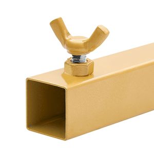 Supporto per Sfondo ad Arco in Metallo Dorato 7.2x4 Piedi, Struttura Stabile, Facile Montaggio, Forma Quadrata per Matrimoni - Product Image 6