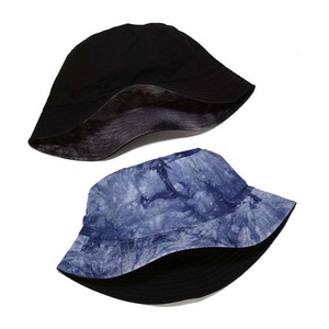 Chapeau Bob Unisexe en Coton Tie-Dye Décontracté pour Printemps-Été, Motif Blanc et Violet, Style Toile, Adulte - Product Image 3