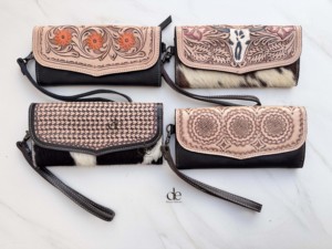 Carteras de mano de cuero con grabado artesanal de diseño personalizado 2026, elegantes, de piel con pelo, multiusos, estilo western para mujer - Product Image 5
