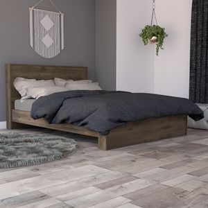 Barrie Full Size Base del letto in legno con testiera - Product Image 1