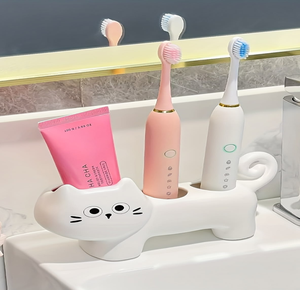 Indian Made Metal Customized Toothbrush <b>Holder</b> Stand Suction Cup for Bathroom Storage <b>Toothpaste</b> Razor <b>Holder</b> Wholesale Factory - Product Image 6