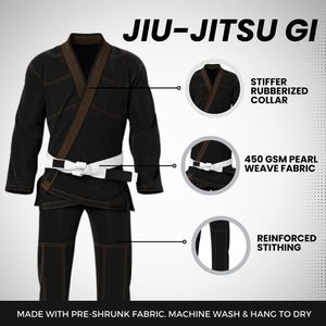 ชุดยูโด BJJ ผ้าฝ้ายพรีเมียม ทอลายเพิร์ลวีฟ ปักโลโก้ได้ตามต้องการ ระบายอากาศได้ดี น้ำหนักเบา ทนทาน เหมาะสำหรับการฝึกซ้อม สำหรับผู้ชายและผู้หญิง - Product Image 5