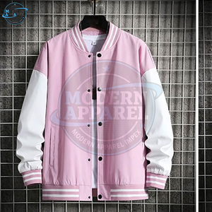 แจ็คเก็ตวาร์ซิตี้หนังบอมเบอร์แบบมีซับในขนแกะ สไตล์เท่ห์สุดฮิตสำหรับผู้ชาย  รับผลิตตามแบบ - Product Image 2