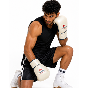 Guantes de Boxeo Profesionales de Encaje Premium, Guantes de Entrenamiento Personalizados, Cuero Genuino, Venta al Por Mayor Directa de Fábrica, Muestra Disponible - Product Image 1