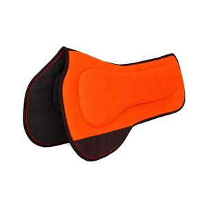 Tapis de selle western orange 100 % laine avec doublure polaire pour l'équitation – Vente en gros pour fournisseurs d'équipements équestres – Personnalisable – Meilleures ventes - Product Image 2