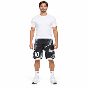 Pantalones Cortos Deportivos Personalizados para Hombre, Sublimados, para Entrenamiento, Gimnasio, Fitness, Transpirables, Proveedor OEM - Product Image 1