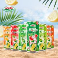 Nouveautés Boissons Mojito Soda Citron Menthe 320ml Boissons non alcoolisées en conserve Usine de Nawon à base de fruits au Vietnam Échantillon gratuit OEM
