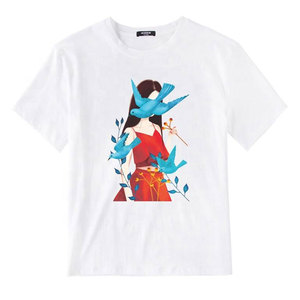 เสื้อยืดแขนสั้นคอวีทรงเข้ารูปสำหรับผู้หญิง ผ้าเจอร์ซีย์ระบายอากาศ ป้องกันรังสียูวี แห้งเร็ว เป็นมิตรกับสิ่งแวดล้อม ไซส์ใหญ่ เหมาะสำหรับฤดูร้อน สวมใส่สบาย - Product Image 1