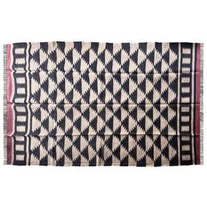 Traditional Wool <b>Jute</b> 6x9 Dhurrie Kilim Format <b>Rug</b> Area Carpet Mat Heritage Home Decor for Living Room & Bedroom - Product Image 3