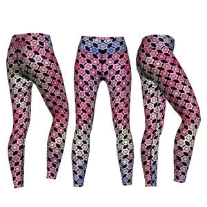 Leggings de fitness pour femmes à prix ajustable, sublimation, anti-rides, qualité supérieure, respirants - Product Image 2