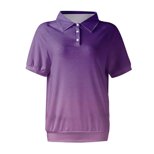 Servicio OEM: Camisetas Polo para Mujer, Tallas Grandes, Casuales, Elegantes, Multicolores, con Cuello Camisero y Manga Corta - Product Image 6