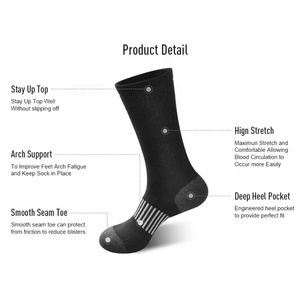 Calcetines Deportivos Transpirables con Amortiguación y Antideslizantes de Spandex para Entrenamiento de Baloncesto - Product Image 3