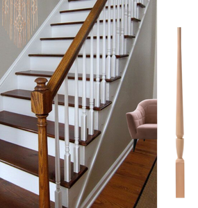 Composant de rampe intérieure décoratif en peuplier EFS – Pièce d'escalier moderne, écologique, durable, sûre et facile à installer - Product Image 6