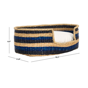 Wholesale Eco-friendly Water Hyacinth <b>Bed</b> Pet for Small Dog Cat Indoor Pet Storage Basket Made in Vietnam - Product Image 2