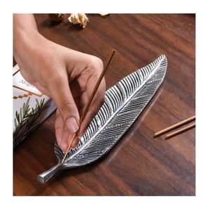 Elegant Modern Metal Incense burner Incense Stick Holder - <b>Decorative</b> and Functional Burner Metal Stand - Product Image 1