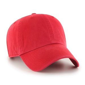 New Arrival High Quality Cotton Breathable Waterproof Sports Caps <b>Red</b> Unisex Baseball Caps Custom Embroidery logo Hat Made - Product Image 5