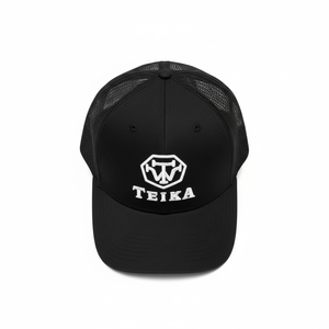 Casquette de baseball personnalisée avec broderie 3D 2026, en tissu mesh orange et noir, style trucker, réglable, fermeture snapback, fournisseur OEM - Product Image 4