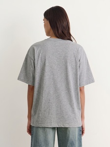เสื้อครอปท็อปแฟชั่นฤดูร้อน ผ้าฝ้าย 92% สแปนเด็กซ์ 8% ทรงเข้ารูป คอกลม สีเบจ เสื้อครอปท็อปผู้หญิง เสื้อถัก ใส่ได้ทุกฤดู - Product Image 3
