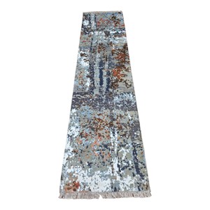 Hand Knotted Modern Area Rugs Ellington Rugs Aesthetic <b>Runner</b> Rug Modern Home Decor - Product Image 1