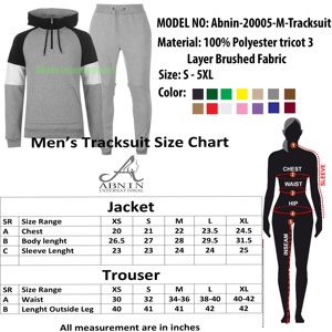 ชุดวอร์มผ้าคอตตอนถักสำหรับผู้ชายชุดออกกำลังกายกลางแจ้งสำหรับฤดูหนาวชุดวอร์มผ้าฝ้าย100% ดีไซน์ใหม่ล่าสุด - Product Image 6