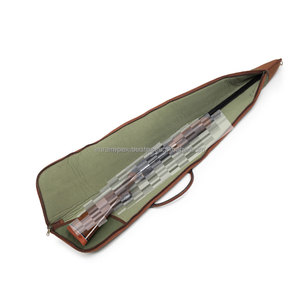 Maysara Impex Premium Quality Genuine Leather & Nylon Hunting <b>Case</b> Durable Outdoor <b>Gun</b> Bag <b>Case</b> Holster for Hunters - Product Image 5