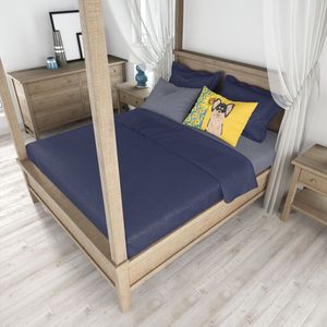 Verano girasoles Chihuahua ilustraciones funda de almohada de pelo largo negro blanco estándar ligero súper suave funda de cojín de fácil cuidado - Product Image 4