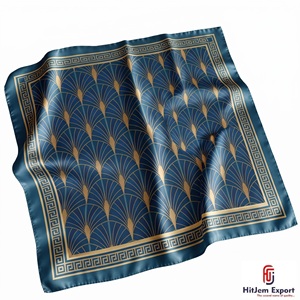Pañuelo Cuadrado de Seda con Impresión Personalizada Premium, Fabricante OEM ODM, Productos de Tela Personalizados Corsica, Venta al Por Mayor - Product Image 3