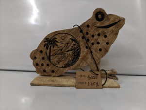 Animaux en bois : cerf en bois, renard en bois, chakal en bois, tortue en bois, éléphant en bois - Product Image 6