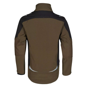 Latest Men's Canvas Soft Shell <b>Waterproof</b> Windbreaker <b>Jacket</b> Stand Collar Front Logo-OEM Customized High Quality Outdoor Sport - Product Image 6