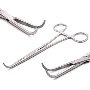 Pinzas Quirúrgicas Curvas de Acero Inoxidable de Bajo Precio, Mezclador Hemostático Manual, Pinza para Arterias, Instrumentos Quirúrgicos de Dentavex - Product Image 2