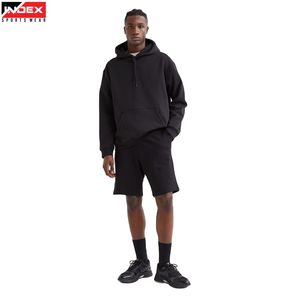 Conjunto de Sudadera con Capucha y Pantalones Cortos, Ropa Deportiva Elegante, Traje de Entrenamiento para Gimnasio, Ropa Deportiva Personalizada Cómoda y Transpirable - Product Image 1