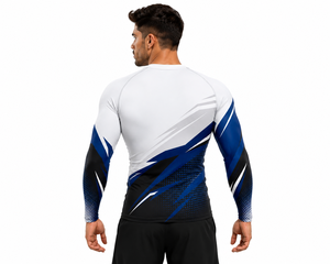 Men’s Long Sleeve Compression Shirt <b>Athletic</b> Base Layer Rash Guard Gym Workout Running Training Fitness Sportswear Custom - Product Image 4