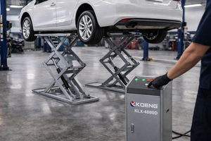 Elevador Eléctrico para Autos KOENG KLX-4000D de Doble Tijera, 4 Toneladas, con Altura de Elevación de 2050 cm y 1 Año de Garantía para Talleres de Reparación de Automóviles - Product Image 2