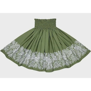 Jupes longues décontractées de haute qualité, nouveau style, tenue hawaïenne, jupe florale de plage, broderie personnalisée, broderie hawaïenne - Product Image 1