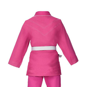 <b>Pink</b> VICS SPORTS Men's Adult BJJ <b>Kimono</b> 100% Cotton Durable Breathable Fitted One-Piece Style - Product Image 4