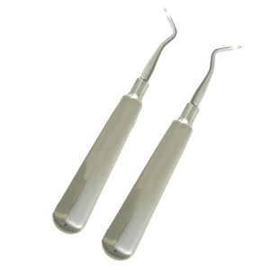 Juego de Elevadores de Raíces Heidbrink |   Combo Premium de Cuchillas Curvas Izquierda y Derecha |   Fragmento Apical Dental Reutilizable de Acero Quirúrgico - Product Image 2
