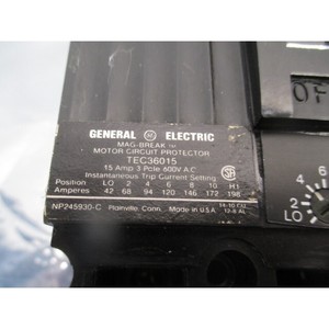 Interruptor de Circuito General Electric TEC36015 de 3 Polos - Equipo y Piezas de Semiconductores de Confianza de Marca Global - Product Image 1