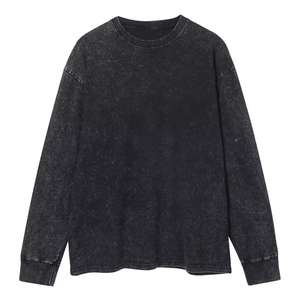 Camiseta Personalizada con Lavado Ácido, 100% Algodón, Estilo Vintage, Cuello Redondo, Corte Holgado - Product Image 6