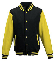 Veste de baseball universitaire personnalisable avec logo sur le devant, unisexe, respirante, séchage rapide, style preppy, personnalisation rapide
