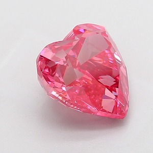 Diamant en forme de cœur rouge vif fantaisie de 5,01 carats, clarté VS2, coupe excellente, diamant certifié pour bijoux de luxe - Product Image 4