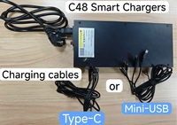 Estación de Carga USB-C de 48 Puertos C48, Carga Rápida de 48 Auriculares Inalámbricos Simultáneamente